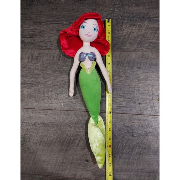 Disney Princess 2006 Mettel  Cindrella 15" Ariel 18" Plush Stuffed Doll Toy - Picture 13 of 16